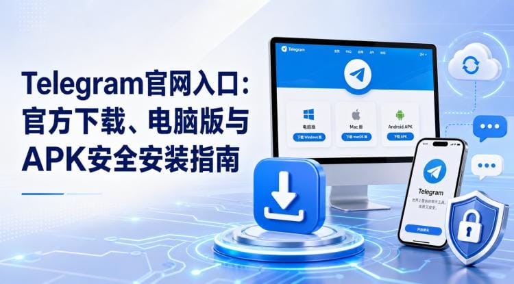Telegram官网入口:官方下载、电脑版与APK安全安装指南