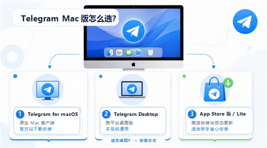 Telegram Mac 版怎么从官网下载?官方入口与安装步骤说明 配图 1