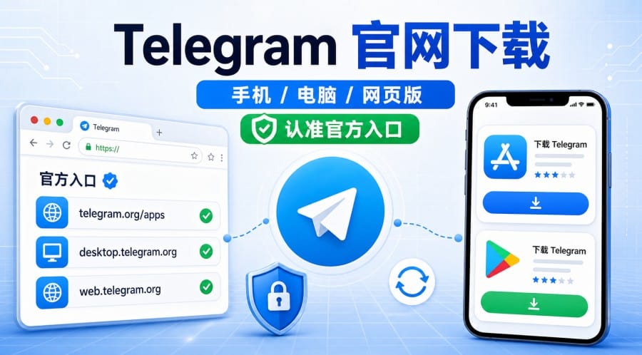 Telegram 官网怎么下载更安全?手机、电脑和网页版选择指南