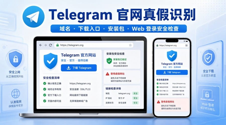 Telegram 官方网站怎么识别真假?