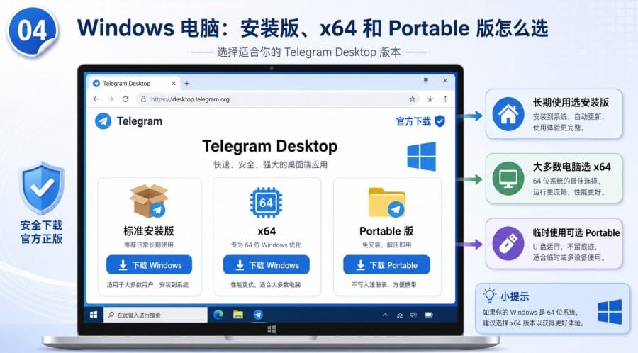 Telegram 官网下载版本怎么选? - step 3