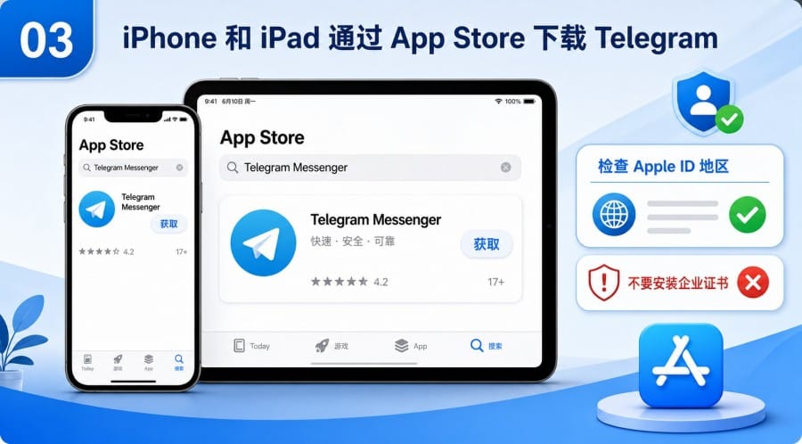 Telegram 官网下载慢怎么办?应用商店替代渠道与安全下载建议 - 配图 2