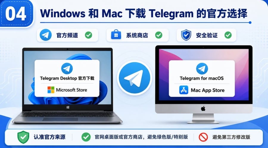 Telegram 官网下载慢怎么办?应用商店替代渠道与安全下载建议 - 配图 3