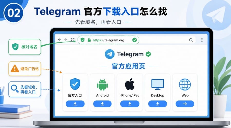 Telegram 官网下载前要注意什么? - step 1