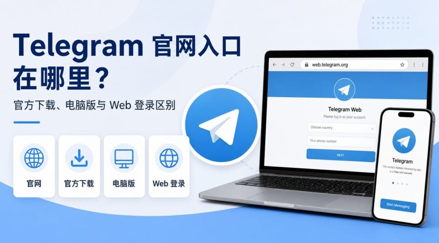 Telegram 官网入口指南:官方下载与 Web 登录地址怎么选
